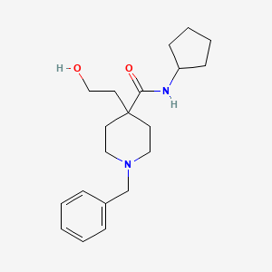 1-Benzyl-N-cyclopentyl-4-(2-hydroxyethyl)piperidine-4-carboxamide