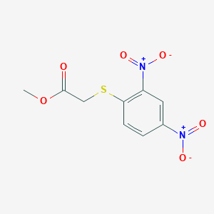 molecular formula C9H8N2O6S B2600852 Methyl 2-(2,4-dinitrophenylthio)acetate CAS No. 4871-30-1