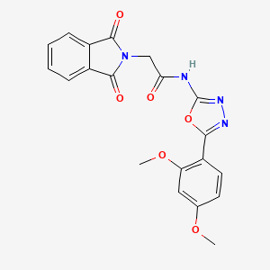 N-(5-(2,4-dimethoxyphenyl)-1,3,4-oxadiazol-2-yl)-2-(1,3-dioxoisoindolin-2-yl)acetamide