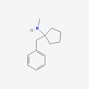 molecular formula C13H19N B2600992 1-Benzyl-n-methylcyclopentanamine CAS No. 19166-01-9