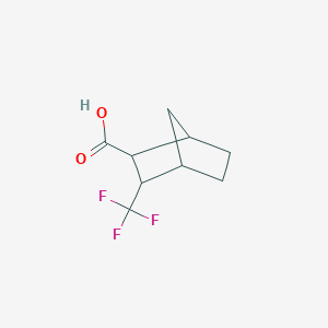 molecular formula C9H11F3O2 B2601068 3-(三氟甲基)双环[2.2.1]庚烷-2-羧酸 CAS No. 2166720-43-8