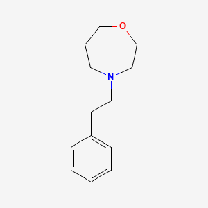 molecular formula C13H19NO B2601217 4-Phenethyl-1,4-oxazepane CAS No. 2320221-21-2