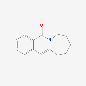 molecular formula C14H15NO B2601282 8,9,10,11-四氢氮杂菲[1,2-b]异喹啉-5(7H)-酮 CAS No. 79115-74-5