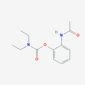 2-Acetamidophenyl diethylcarbamate