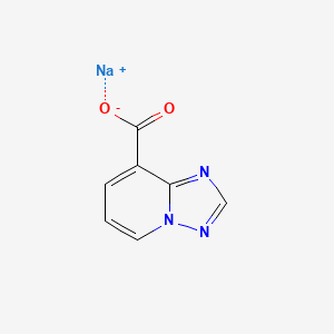 molecular formula C7H4N3NaO2 B2601499 Sodium [1,2,4]triazolo[1,5-a]pyridine-8-carboxylate CAS No. 2094331-87-8