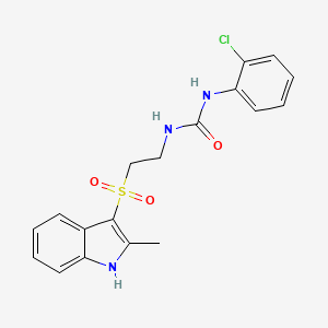 1-(2-chlorophenyl)-3-(2-((2-methyl-1H-indol-3-yl)sulfonyl)ethyl)urea