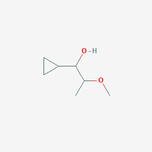 molecular formula C7H14O2 B2601515 1-环丙基-2-甲氧基丙醇 CAS No. 1539787-19-3