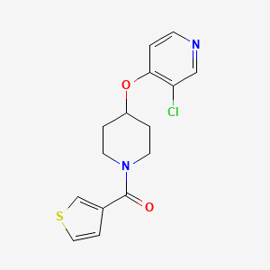 (4-((3-Chloropyridin-4-yl)oxy)piperidin-1-yl)(thiophen-3-yl)methanone