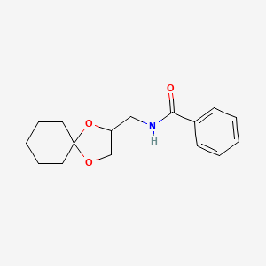 N-(1,4-dioxaspiro[4.5]decan-2-ylmethyl)benzamide
