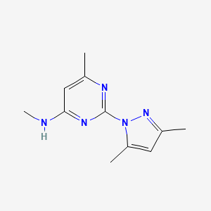 2-(3,5-dimethyl-1H-pyrazol-1-yl)-N,6-dimethylpyrimidin-4-amine