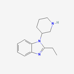 2-Ethyl-1-(piperidin-3-yl)-1H-benzo[d]imidazole