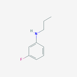molecular formula C9H12FN B2601578 3-Fluoro-N-propylaniline CAS No. 2806-11-3