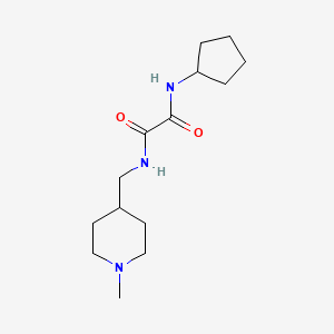 N1-cyclopentyl-N2-((1-methylpiperidin-4-yl)methyl)oxalamide