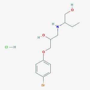 2-((3-(4-Bromophenoxy)-2-hydroxypropyl)amino)butan-1-ol hydrochloride