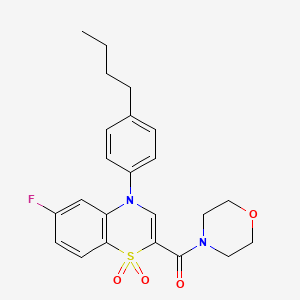 1-[(2,4-dimethylphenyl)sulfonyl]-N-(3-methoxybenzyl)-3-methylpiperidine-3-carboxamide