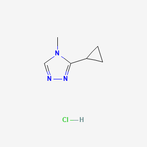 3-Cyclopropyl-4-methyl-4H-1,2,4-triazole hydrochloride