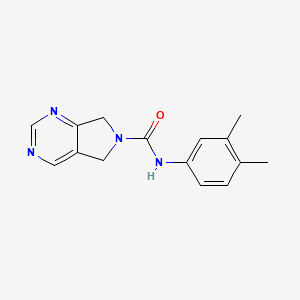 N-(3,4-dimethylphenyl)-5H-pyrrolo[3,4-d]pyrimidine-6(7H)-carboxamide