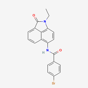 4-bromo-N-(1-ethyl-2-oxo-1,2-dihydrobenzo[cd]indol-6-yl)benzamide