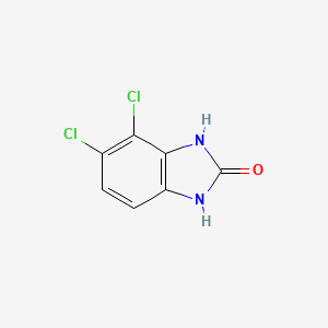 molecular formula C7H4Cl2N2O B2601669 4,5-二氯-1,3-二氢-2H-苯并[d]咪唑-2-酮 CAS No. 273930-54-4