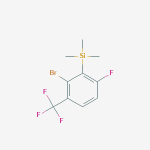 [2-Bromo-6-fluoro-3-(trifluoromethyl)phenyl]trimethylsilane