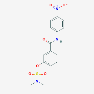 N,N-dimethyl{3-[(4-nitroanilino)carbonyl]phenyl}sulfamate