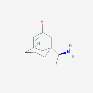 molecular formula C12H20FN B2601687 (1S)-1-(3-Fluoro-1-adamantyl)ethanamine CAS No. 2248212-44-2