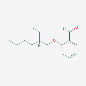 molecular formula C15H22O2 B2601689 2-[(2-Ethylhexyl)oxy]benzaldehyde CAS No. 40359-42-0