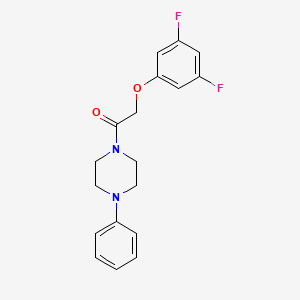 2-(3,5-Difluorophenoxy)-1-(4-phenylpiperazino)-1-ethanone