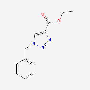 molecular formula C12H13N3O2 B2601716 ethyl 1-benzyl-1H-1,2,3-triazole-4-carboxylate CAS No. 126800-24-6