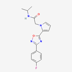 2-{2-[3-(4-fluorophenyl)-1,2,4-oxadiazol-5-yl]-1H-pyrrol-1-yl}-N-isopropylacetamide