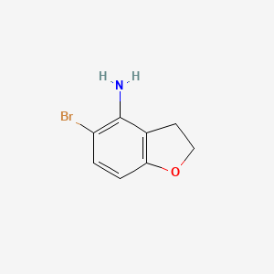 5-Bromo-2,3-dihydro-1-benzofuran-4-amine
