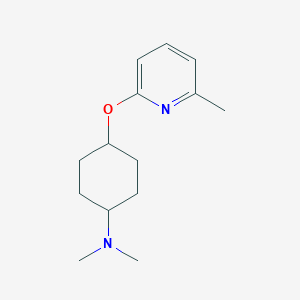 N,N-dimethyl-4-[(6-methylpyridin-2-yl)oxy]cyclohexan-1-amine