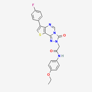 N-(2-ethoxyphenyl)-4-[5-(pyrrolidin-1-ylcarbonyl)-1,2,4-oxadiazol-3-yl]thiophene-2-sulfonamide