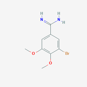 3-Bromo-4,5-dimethoxybenzenecarboximidamide