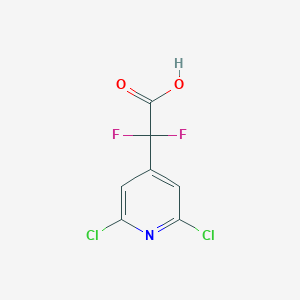 molecular formula C7H3Cl2F2NO2 B2601834 2-(2,6-Dichloropyridin-4-yl)-2,2-difluoroacetic acid CAS No. 2228830-43-9
