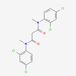 N,N'-bis(2,4-dichlorophenyl)-N,N'-dimethylpropanediamide