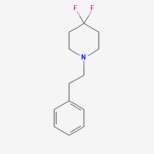 4,4-Difluoro-1-(2-phenylethyl)piperidine
