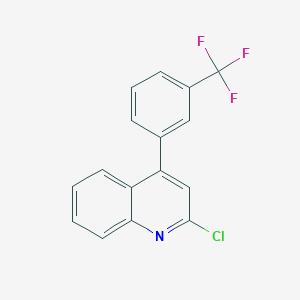 2-Chloro-4-[3-(trifluoromethyl)phenyl]quinoline