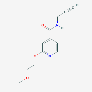 2-(2-methoxyethoxy)-N-(prop-2-yn-1-yl)isonicotinamide