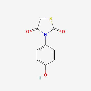 3-(4-Hydroxyphenyl)-1,3-thiazolidine-2,4-dione