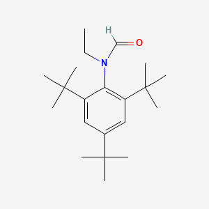 molecular formula C21H35NO B2601892 N-ethyl-N-(2,4,6-tri-tert-butylphenyl)formamide CAS No. 256955-62-1