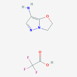 2,3-Dihydropyrazolo[5,1-b]oxazol-7-amine 2,2,2-trifluoroacetate