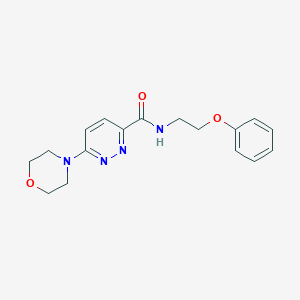 6-morpholino-N-(2-phenoxyethyl)pyridazine-3-carboxamide