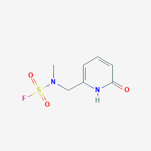 N-Methyl-N-[(6-oxo-1H-pyridin-2-yl)methyl]sulfamoyl fluoride