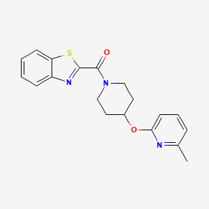 Benzo[d]thiazol-2-yl(4-((6-methylpyridin-2-yl)oxy)piperidin-1-yl)methanone