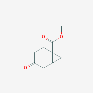 molecular formula C9H12O3 B2601940 4-氧代双环[4.1.0]庚烷-1-羧酸甲酯 CAS No. 1535963-64-4