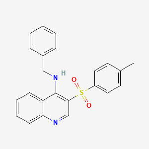molecular formula C23H20N2O2S B2601948 N-benzyl-3-(4-methylphenyl)sulfonylquinolin-4-amine CAS No. 895646-64-7