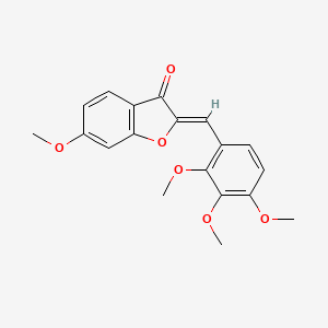 (Z)-6-methoxy-2-(2,3,4-trimethoxybenzylidene)benzofuran-3(2H)-one