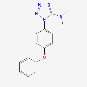 molecular formula C15H15N5O B2601963 N,N-二甲基-1-(4-苯氧基苯基)-1H-1,2,3,4-四唑-5-胺 CAS No. 343375-95-1