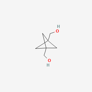 molecular formula C7H12O2 B2601964 Bicyclo[1.1.1]pentane-1,3-diyldimethanol CAS No. 1678528-03-4